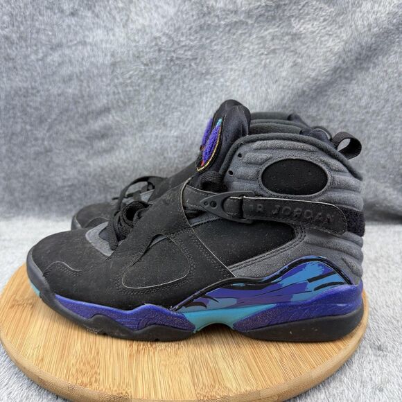 Jordan Air Jordan 8 Aqua Shoes Mens Size 8 Black Basketball Sneakers 305381-025 main image 10